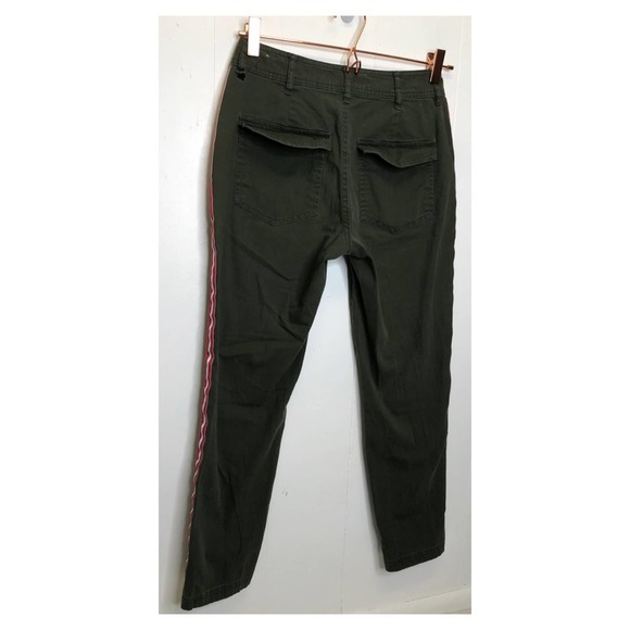 POPSUGAR | Hi-Rise Ankle Cropped Side Stripe Pants - Picture 8 of 9